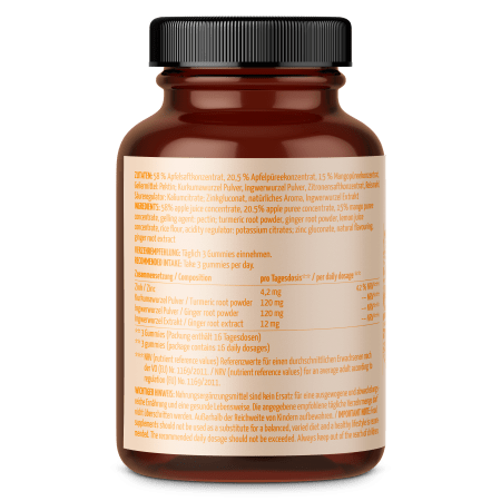 vom Achterhof Kurkuma Ingwer Gummies 48 Stück - Image 2