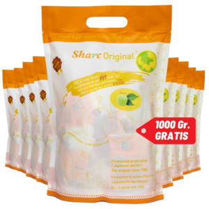 ShareOriginal® fermentierte Pflaume 9000g, ca. 60 Stück (1000g) gratis